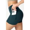 imageODODOS ODCLOUD Womens High Waist Lounge Yoga Shorts with Pockets 4quot6quot8quot10quot Buttery Soft Biker ShortsForest Teal