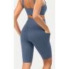imageODODOS ODCLOUD Womens High Waist Lounge Yoga Shorts with Pockets 4quot6quot8quot10quot Buttery Soft Biker ShortsInk Blue
