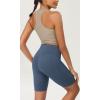 imageODODOS ODCLOUD Womens High Waist Lounge Yoga Shorts with Pockets 4quot6quot8quot10quot Buttery Soft Biker ShortsInk Blue