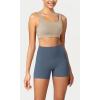 imageODODOS ODCLOUD Womens High Waist Lounge Yoga Shorts with Pockets 4quot6quot8quot10quot Buttery Soft Biker ShortsInk Blue