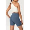 imageODODOS ODCLOUD Womens High Waist Lounge Yoga Shorts with Pockets 4quot6quot8quot10quot Buttery Soft Biker ShortsInk Blue