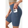 imageODODOS ODCLOUD Womens High Waist Lounge Yoga Shorts with Pockets 4quot6quot8quot10quot Buttery Soft Biker ShortsInk Blue