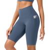 imageODODOS ODCLOUD Womens High Waist Lounge Yoga Shorts with Pockets 4quot6quot8quot10quot Buttery Soft Biker ShortsInk Blue