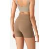 imageODODOS ODCLOUD Womens High Waist Lounge Yoga Shorts with Pockets 4quot6quot8quot10quot Buttery Soft Biker ShortsLight Brown