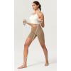 imageODODOS ODCLOUD Womens High Waist Lounge Yoga Shorts with Pockets 4quot6quot8quot10quot Buttery Soft Biker ShortsLight Brown