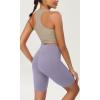 imageODODOS ODCLOUD Womens High Waist Lounge Yoga Shorts with Pockets 4quot6quot8quot10quot Buttery Soft Biker ShortsLilac Smoke