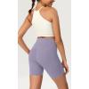 imageODODOS ODCLOUD Womens High Waist Lounge Yoga Shorts with Pockets 4quot6quot8quot10quot Buttery Soft Biker ShortsLilac Smoke