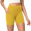 imageODODOS ODCLOUD Womens High Waist Lounge Yoga Shorts with Pockets 4quot6quot8quot10quot Buttery Soft Biker ShortsMango Mint