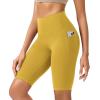 imageODODOS ODCLOUD Womens High Waist Lounge Yoga Shorts with Pockets 4quot6quot8quot10quot Buttery Soft Biker ShortsMango Mint