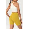 imageODODOS ODCLOUD Womens High Waist Lounge Yoga Shorts with Pockets 4quot6quot8quot10quot Buttery Soft Biker ShortsMango Mint