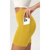 imageODODOS ODCLOUD Womens High Waist Lounge Yoga Shorts with Pockets 4quot6quot8quot10quot Buttery Soft Biker ShortsMango Mint