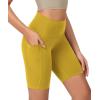 imageODODOS ODCLOUD Womens High Waist Lounge Yoga Shorts with Pockets 4quot6quot8quot10quot Buttery Soft Biker ShortsMango Mint