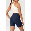 imageODODOS ODCLOUD Womens High Waist Lounge Yoga Shorts with Pockets 4quot6quot8quot10quot Buttery Soft Biker ShortsNavy