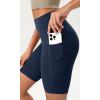 imageODODOS ODCLOUD Womens High Waist Lounge Yoga Shorts with Pockets 4quot6quot8quot10quot Buttery Soft Biker ShortsNavy