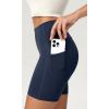 imageODODOS ODCLOUD Womens High Waist Lounge Yoga Shorts with Pockets 4quot6quot8quot10quot Buttery Soft Biker ShortsNavy