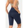 imageODODOS ODCLOUD Womens High Waist Lounge Yoga Shorts with Pockets 4quot6quot8quot10quot Buttery Soft Biker ShortsNavy
