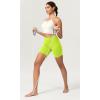 imageODODOS ODCLOUD Womens High Waist Lounge Yoga Shorts with Pockets 4quot6quot8quot10quot Buttery Soft Biker ShortsNeon Green