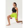 imageODODOS ODCLOUD Womens High Waist Lounge Yoga Shorts with Pockets 4quot6quot8quot10quot Buttery Soft Biker ShortsNeon Green