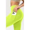 imageODODOS ODCLOUD Womens High Waist Lounge Yoga Shorts with Pockets 4quot6quot8quot10quot Buttery Soft Biker ShortsNeon Green Yellow