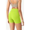 imageODODOS ODCLOUD Womens High Waist Lounge Yoga Shorts with Pockets 4quot6quot8quot10quot Buttery Soft Biker ShortsNeon Green Yellow