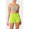 imageODODOS ODCLOUD Womens High Waist Lounge Yoga Shorts with Pockets 4quot6quot8quot10quot Buttery Soft Biker ShortsNeon Green Yellow