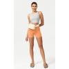 imageODODOS ODCLOUD Womens High Waist Lounge Yoga Shorts with Pockets 4quot6quot8quot10quot Buttery Soft Biker ShortsNeon Orange