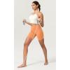 imageODODOS ODCLOUD Womens High Waist Lounge Yoga Shorts with Pockets 4quot6quot8quot10quot Buttery Soft Biker ShortsNeon Orange