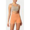 imageODODOS ODCLOUD Womens High Waist Lounge Yoga Shorts with Pockets 4quot6quot8quot10quot Buttery Soft Biker ShortsNeon Orange