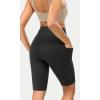 imageODODOS ODCLOUD Womens High Waist Lounge Yoga Shorts with Pockets 4quot6quot8quot10quot Buttery Soft Biker ShortsOnyx Black Grey