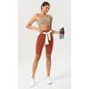 imageODODOS ODCLOUD Womens High Waist Lounge Yoga Shorts with Pockets 4quot6quot8quot10quot Buttery Soft Biker ShortsOrange Rust