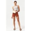 imageODODOS ODCLOUD Womens High Waist Lounge Yoga Shorts with Pockets 4quot6quot8quot10quot Buttery Soft Biker ShortsOrange Rust