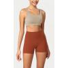 imageODODOS ODCLOUD Womens High Waist Lounge Yoga Shorts with Pockets 4quot6quot8quot10quot Buttery Soft Biker ShortsOrange Rust