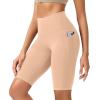 imageODODOS ODCLOUD Womens High Waist Lounge Yoga Shorts with Pockets 4quot6quot8quot10quot Buttery Soft Biker ShortsPeach
