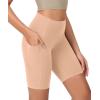 imageODODOS ODCLOUD Womens High Waist Lounge Yoga Shorts with Pockets 4quot6quot8quot10quot Buttery Soft Biker ShortsPeach