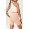 imageODODOS ODCLOUD Womens High Waist Lounge Yoga Shorts with Pockets 4quot6quot8quot10quot Buttery Soft Biker ShortsPeach