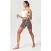 imageODODOS ODCLOUD Womens High Waist Lounge Yoga Shorts with Pockets 4quot6quot8quot10quot Buttery Soft Biker ShortsPurple Taupe