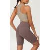 imageODODOS ODCLOUD Womens High Waist Lounge Yoga Shorts with Pockets 4quot6quot8quot10quot Buttery Soft Biker ShortsPurple Taupe