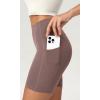 imageODODOS ODCLOUD Womens High Waist Lounge Yoga Shorts with Pockets 4quot6quot8quot10quot Buttery Soft Biker ShortsPurple Taupe