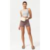 imageODODOS ODCLOUD Womens High Waist Lounge Yoga Shorts with Pockets 4quot6quot8quot10quot Buttery Soft Biker ShortsPurple Taupe