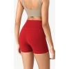 imageODODOS ODCLOUD Womens High Waist Lounge Yoga Shorts with Pockets 4quot6quot8quot10quot Buttery Soft Biker ShortsRed