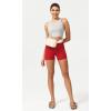 imageODODOS ODCLOUD Womens High Waist Lounge Yoga Shorts with Pockets 4quot6quot8quot10quot Buttery Soft Biker ShortsRed
