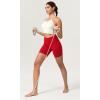 imageODODOS ODCLOUD Womens High Waist Lounge Yoga Shorts with Pockets 4quot6quot8quot10quot Buttery Soft Biker ShortsRed