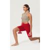 imageODODOS ODCLOUD Womens High Waist Lounge Yoga Shorts with Pockets 4quot6quot8quot10quot Buttery Soft Biker ShortsRed
