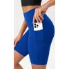 imageODODOS ODCLOUD Womens High Waist Lounge Yoga Shorts with Pockets 4quot6quot8quot10quot Buttery Soft Biker ShortsRoyal Blue