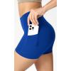 imageODODOS ODCLOUD Womens High Waist Lounge Yoga Shorts with Pockets 4quot6quot8quot10quot Buttery Soft Biker ShortsRoyal Blue