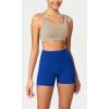 imageODODOS ODCLOUD Womens High Waist Lounge Yoga Shorts with Pockets 4quot6quot8quot10quot Buttery Soft Biker ShortsRoyal Blue
