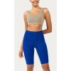 imageODODOS ODCLOUD Womens High Waist Lounge Yoga Shorts with Pockets 4quot6quot8quot10quot Buttery Soft Biker ShortsRoyal Blue