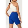 imageODODOS ODCLOUD Womens High Waist Lounge Yoga Shorts with Pockets 4quot6quot8quot10quot Buttery Soft Biker ShortsRoyal Blue