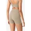 imageODODOS ODCLOUD Womens High Waist Lounge Yoga Shorts with Pockets 4quot6quot8quot10quot Buttery Soft Biker ShortsShaker Beige