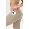 imageODODOS ODCLOUD Womens High Waist Lounge Yoga Shorts with Pockets 4quot6quot8quot10quot Buttery Soft Biker ShortsShaker Beige